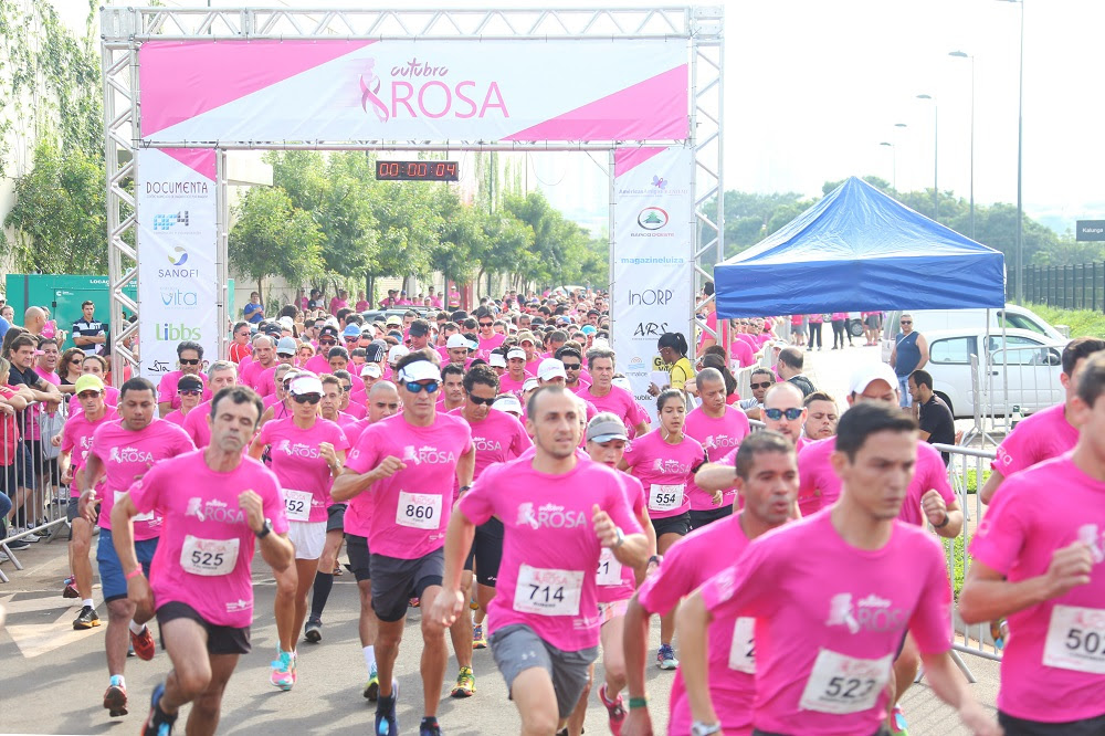3ª Corrida/Caminhada Outubro Rosa deve reunir 1,5 mil participantes neste domingo, 09 (Foto: Rafael Cautella)